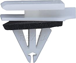 Rexka 20 pcs White Nylon Rocker Panel Moulding Clip with Sealer for GM 11610495 Chevrolet Camaro Pontiac G6 & Grand Prix - coolthings.us