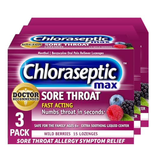 Chloraseptic Max Strength Sore Throat Relief...