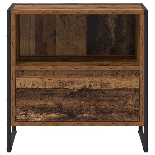 Table de Chevet Compacte avec 2 Tiroirs pour Optimiser le Rangement des Petites Chambres - 7