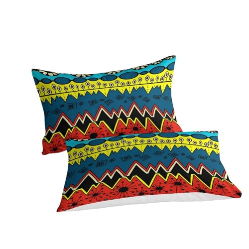 Housse de couette motifs géométriques 3D king en microfibre de qualité supérieure - 6