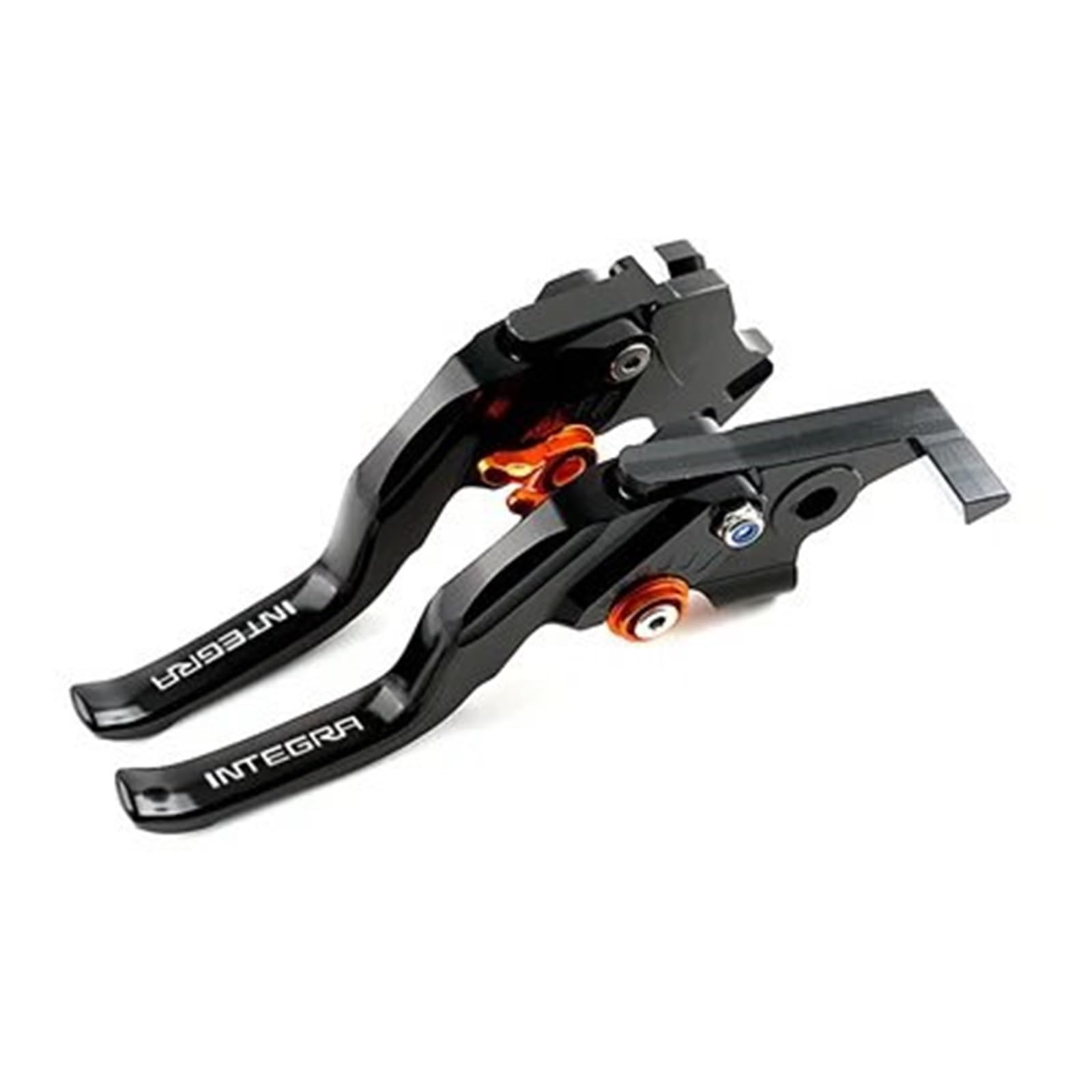NDSEHNWMU CNC for Integra 700 750 DCT Motorcycle Adjustable Brake Clutch Levers Brake Levers Short Brake Clutch Levers Handle(Short Orange)