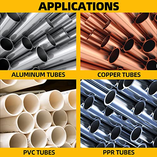 Taih Leo Pipe Reamer 1-1/2” (40Mm) Copper Pipe Deburring, Tubing Cleaner, Inner-Outer Reamer, Tubing Chamfer Tool For Pvc Ppr Copper Brass Aluminum Pipes #TOP5