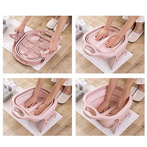 Spa portátil para pies plegable con 4 rodillos miniatura 6