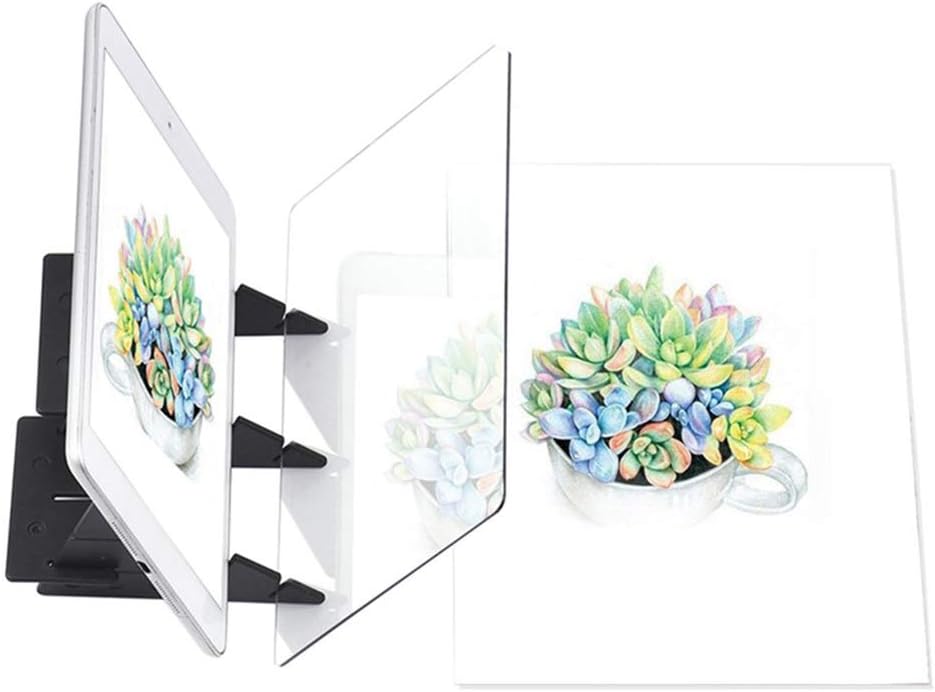 HuiDao Optical Drawing Board Sketching Tool Acrylic Sketch Wizard Sketch Drawing Board Tracing Board Painting Artifact for Beginners and Kids