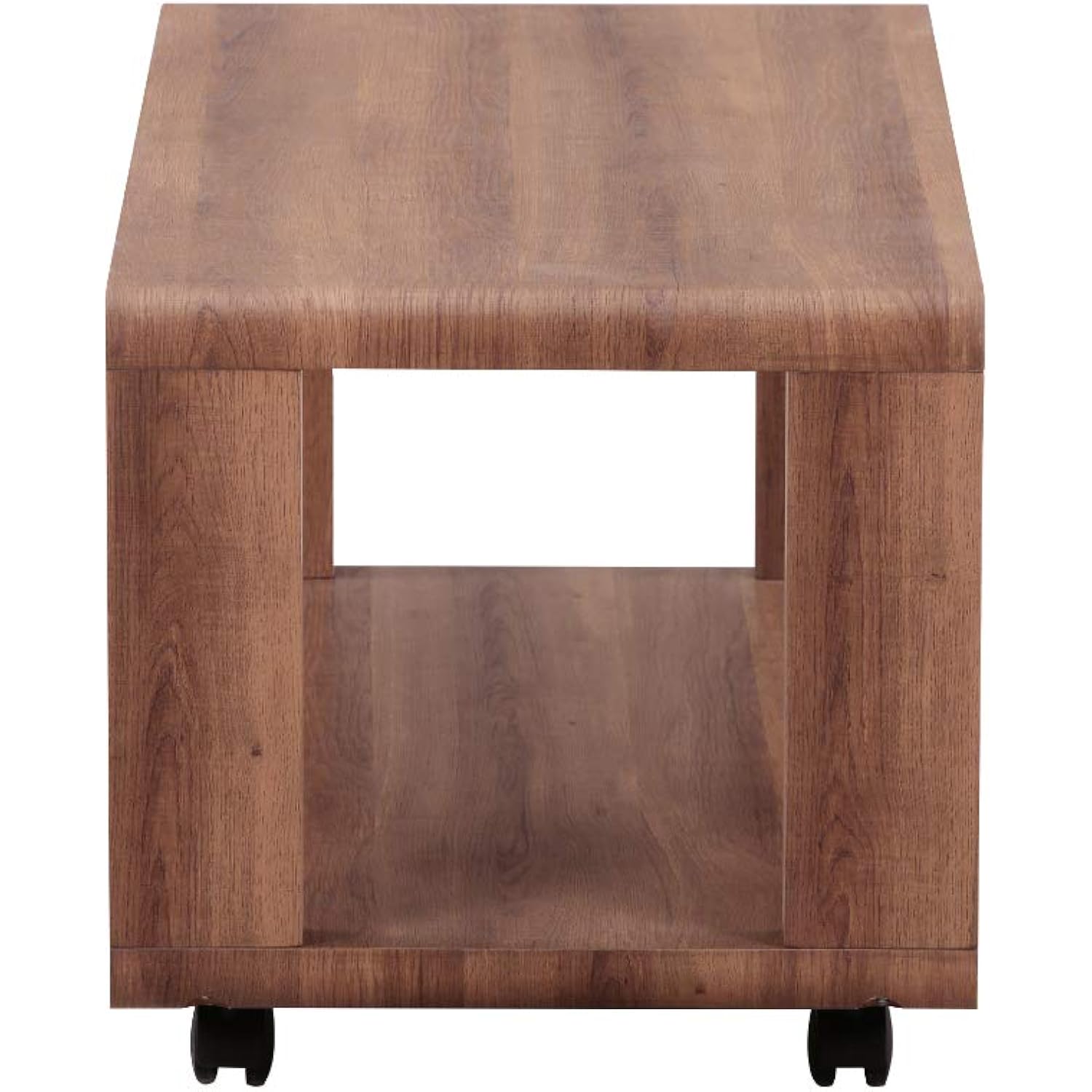 GOLDFAN - Mesa Baja de Madera Mesa Rectangular Moderna Mesa de Salón
