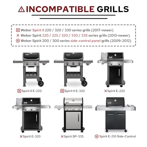 Repuesto de encendido para Spirit II E-210 E-310 Weber GS4 67053 de 2 salidas 8