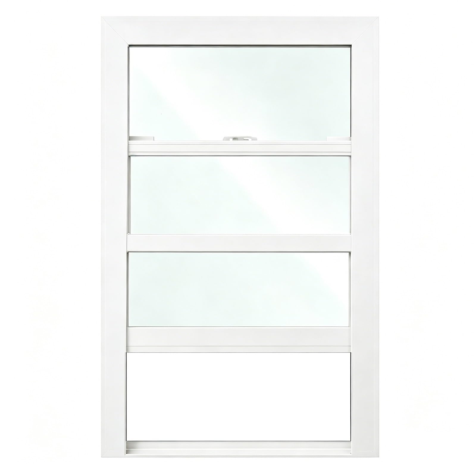 Fenêtre de Service en Aluminium avec Verre trempé, fenêtre coulissante Verticale pour Food Truck, Cuisine Mobile, café, Restaurant et Zone de Service au comptoir(White,W x H 40 x 95cm)