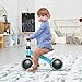Baby Joy Baby Balance Bikes, Baby Bicycle, Children Walker Toddler Baby Ride Toys for 9-24 Months, Ride-on Toys Gifts Indoor Outdoor for 1 Year Old, No Pedal Infant 4 Wheels Bike (Blue)