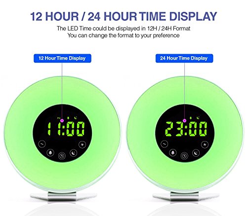 Sveglia Wake Up Light con radio FM Sunrise