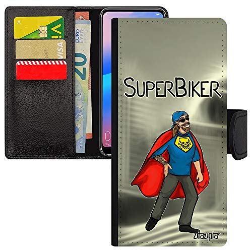 Pochette Portefeuille Redmi Note 8 Pro Protège Écran Anti Rayure Style Biker