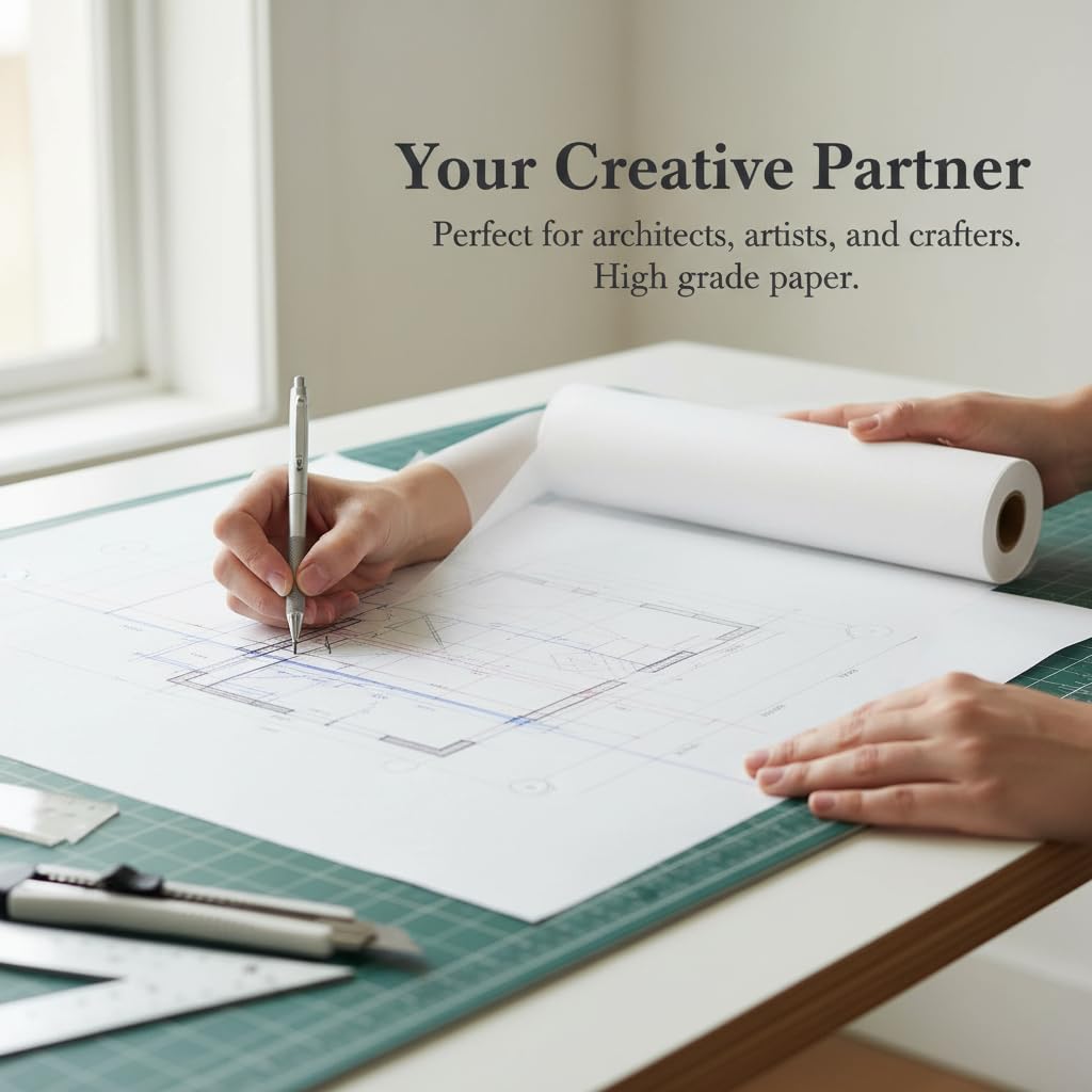 Papel Calco Transparente para, size to 4 | Alta transparencia, Papel diseño, Para Patrones, Para Profesionales Creativos