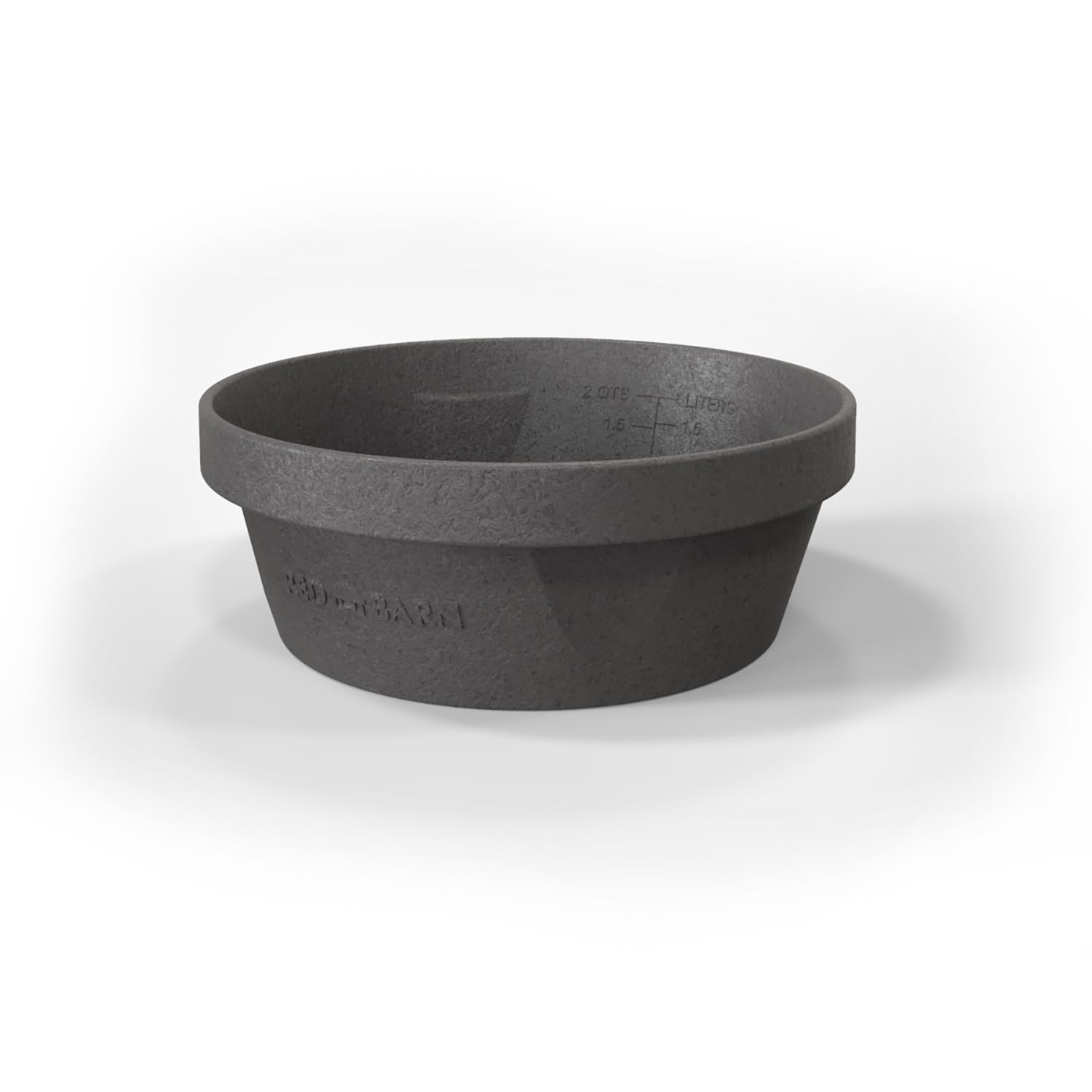 Red Barn 0.5 Gallon Rubber Feed Pan – Heavy Duty Flexible Feed Bowl for Dogs, Chickens & Small Animals – Crack & Freeze Resistant Rubber Feeding Tub