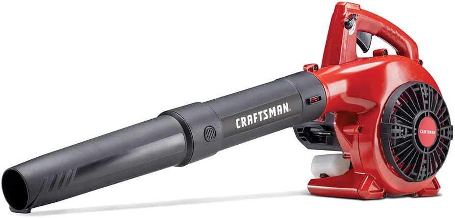 CRAFTSMAN Gas Powered Leaf Blower, Handheld Gas Blower, 180MPH, 25cc, 2-Cycle (B215)