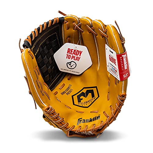 Franklin Sports Luva de beisebol e softbol – Field Master – Luva de beisebol e softball, 31,7 cm – B