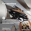 Stokke YOYO3 Stroller from 6 Months - Includes Black Frame/Olive Seat Cushion + Canopy - Folds in & Out in a Flash - Light & Compact - Carry-On Compatible