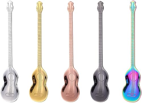 Cuchara de acero inoxidable, cuchara de música, cuchara de café, cuchara de postre, cucharas de helado, cucharas de té, cuchara de amor, bonito