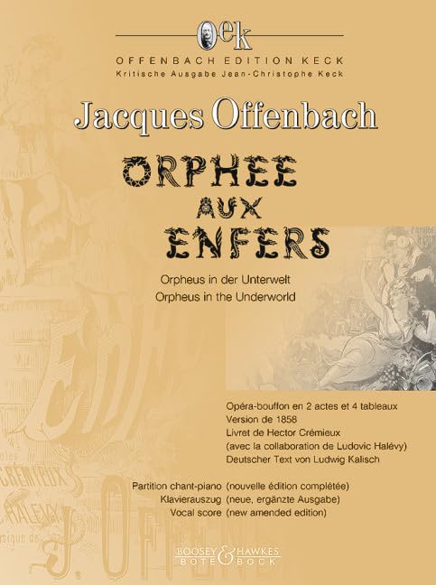 Offenbach: Orpheus in the Underworld - Opera-Bouffon in 2 Acts and 4 Scenes, 1848 Version Vocal Score