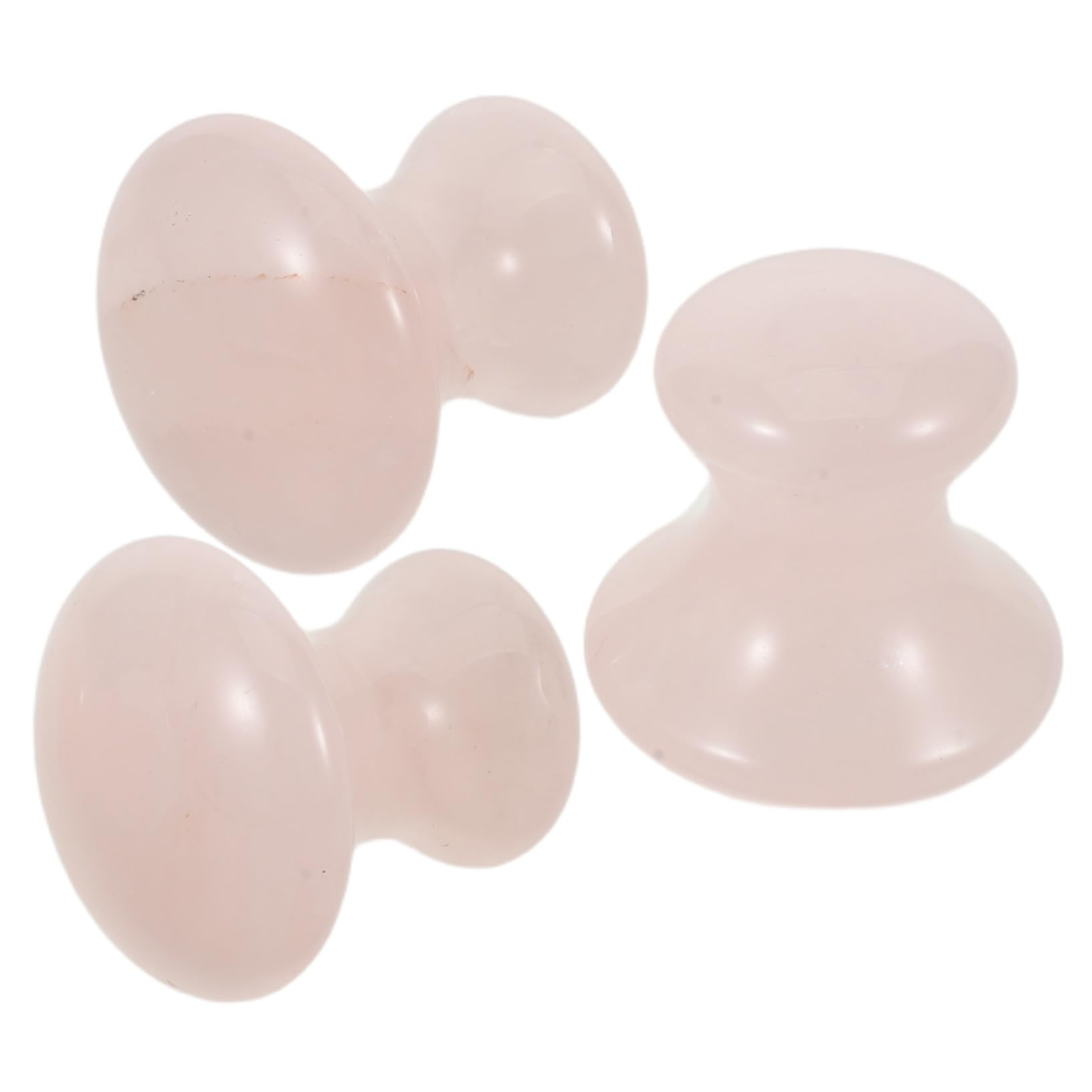 Beaupretty 3 Piezas Herramientas Gua Sha Forma de Piedras de Masaje Facial de Jade para Spa y Cuidado Diario Masajeador Ergonómico para Activar Puntos Faciales y Reducir Bolsas