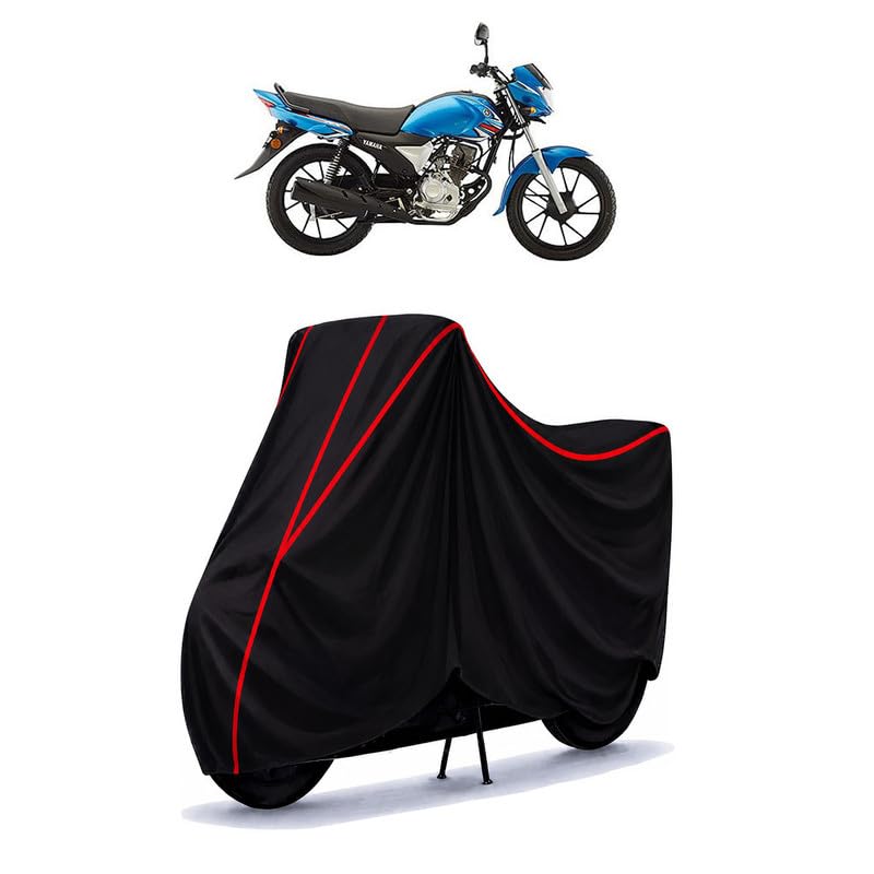 Image of Saluto RX Water Resistant Bike Cover for All Motorcycles & Rain | Heavy Duty Taffeta Fabric | UV Protection, Dustproof, Scratchproof | All Weather Two Wheeler Body Cover with Elastic Bottom