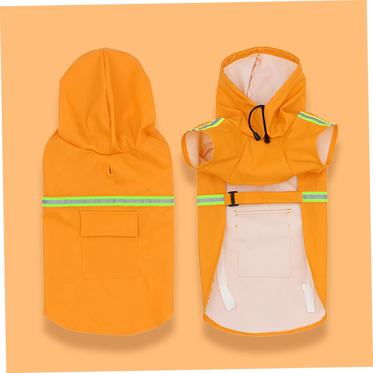 Manteaux de Pluie imperméables pour Chien, imperméable pour Chien, 2 pièces, imperméable pour Chien, Manteaux de Pluie pour grands Chiens, Accessoires imperméab