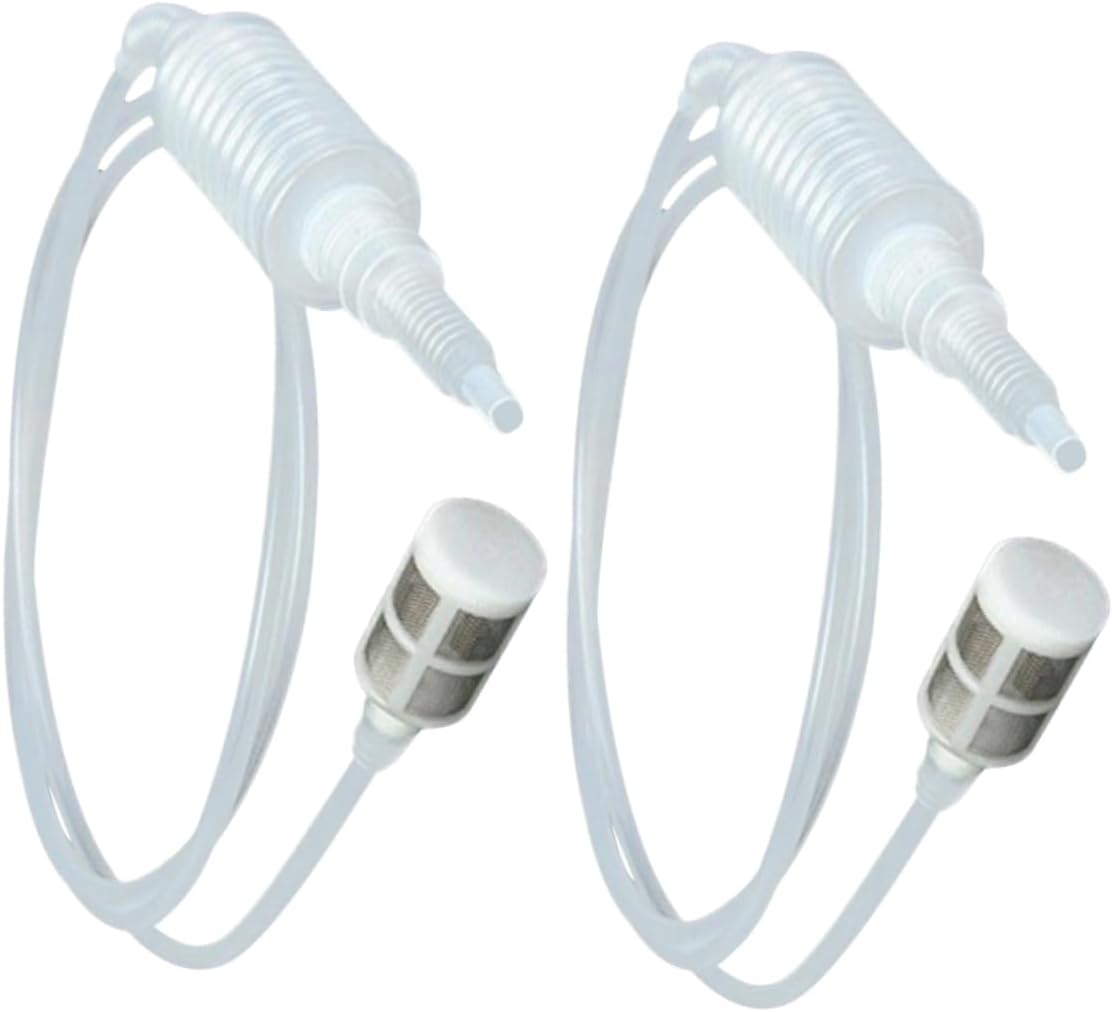 Wine Siphon Tube Hose 2pcs for Home Brewers Plastic Oktoberfest Decorations