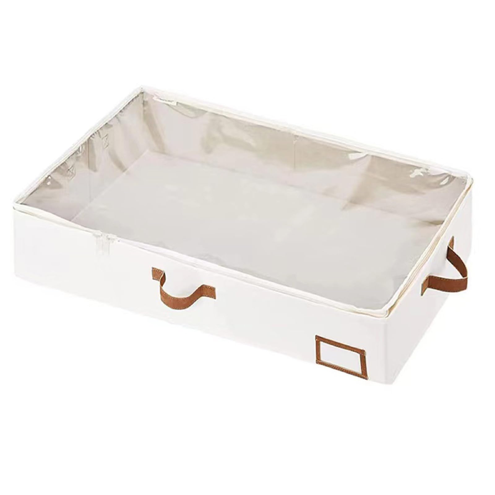 Ulijth Underbed Storage Solution For Clothes And Linens Spacious Capacity Clothes Organiser Clear Window Blanket Container Home Organization