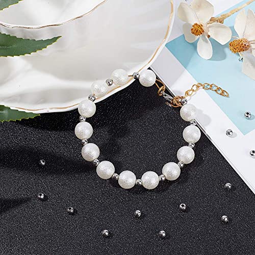 Nbeads 1000 Pcs 4Mm 304 Stainless Steel Beads Smooth Round Metal Spacer Beads Loose Beads 4Mm Beads For Jewelry Making Diy Christmas Halloween Jewelry Gift #TOP3