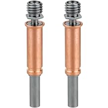 2 pieces bimetal heat conductor tube, 3D printer extruder bimetal heat conductor spare part