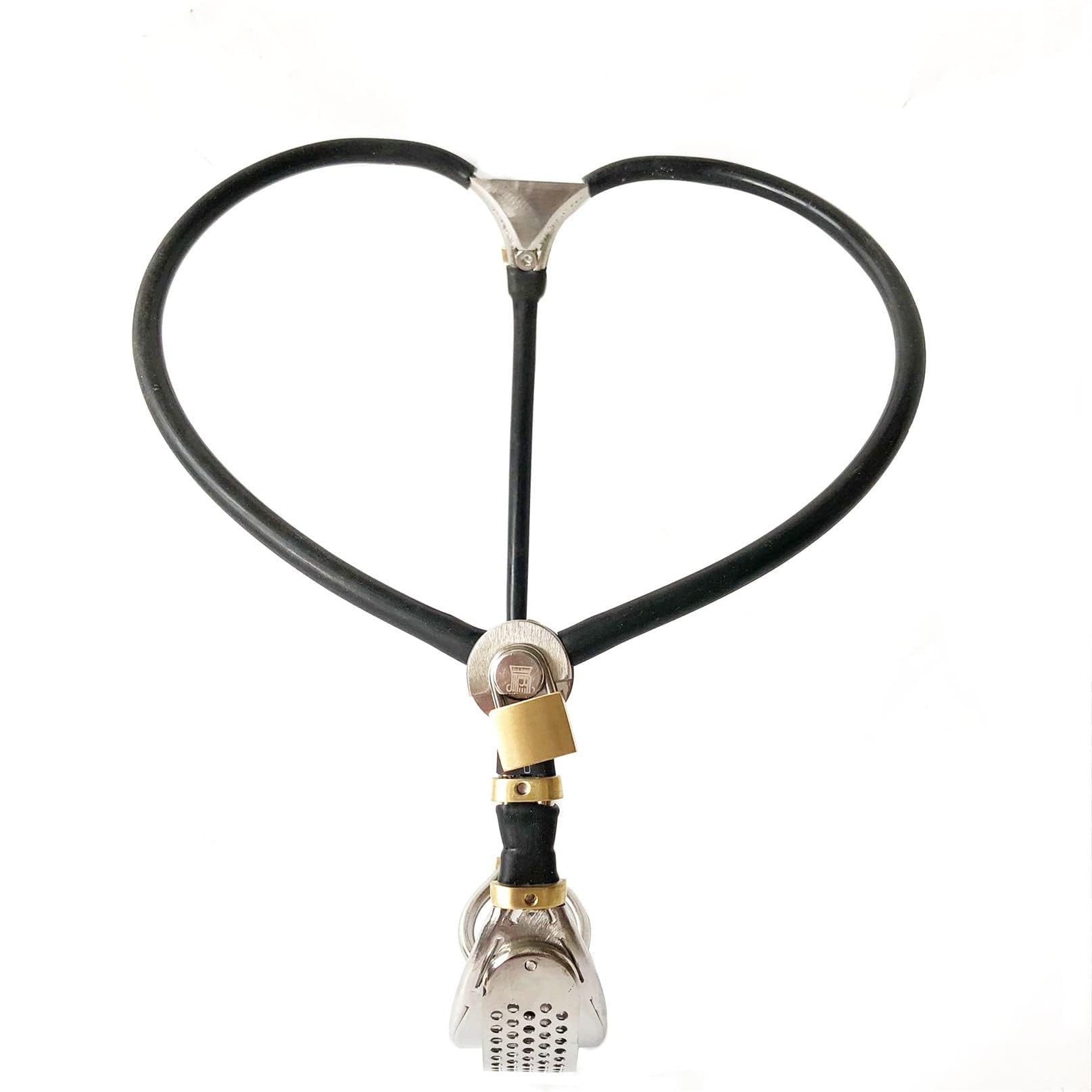 Ceinture de chasteté SM en acier inoxydable type Y avec trou de défécation, cage pour intimité féminine