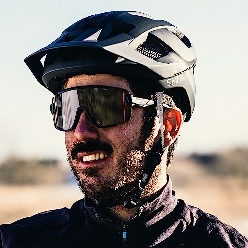 SMITH Wildcat Sunglasses with ChromaPop Lens – Performance Sports Sunglasses for Biking, MTB & More – for Men & Women – Matte Black + Red Mirrored Lens - image 4