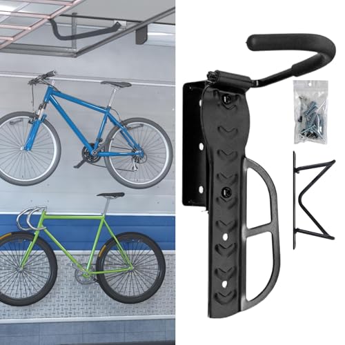 Suporte de parede para rack de ciclismo de garagem, Rack de ciclismo para montagem de parede - Rack
