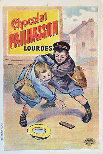 Chocolat Pailhasson Lourdes Reproduction Affiche Poster-Format Size 50X70 cm-Papier 300 GR-Vente du fichier numérique HD Possible Nous Consulter.(Boutique :...