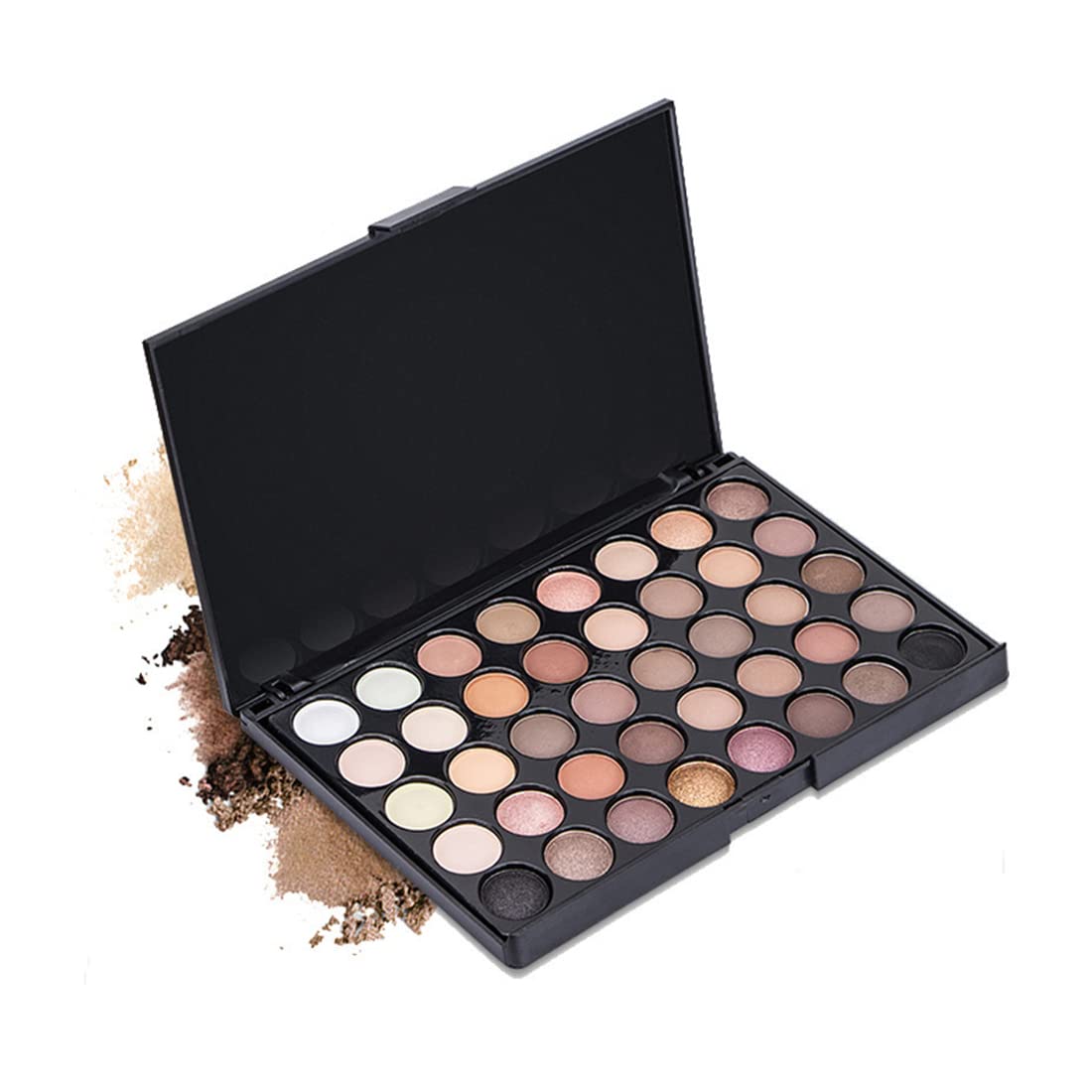 Paleta de sombras de ojos de 40 colores, paleta de sombras de ojos rainbow colors fusion, paleta de maquillaje profesional,Paleta De Sombras De Ojos-Pinturas De Maquillaje Mujer Resiste El Agua