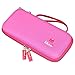 Mchoi Hard Case Suitable for Texas Instruments TI-84 Plus CE/TI-83 Plus/TI-84 Plus CE/TI-83 Plus/Casio fx-9750GIII Graphing Calculator, Extra Pocket for USB Cables, Manual, Pencil, Ruler, Pink