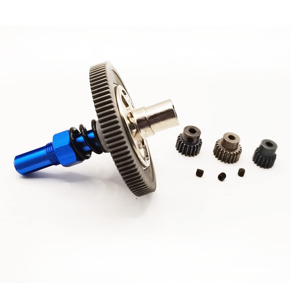 Steel 91T 48DP Spur Gear Slipper Clutch Set Differential Gear and 21T 19T 17T Pinions Gear Set ARA311030 for Arrma Senton MEGA 550 Granite MEGA 550