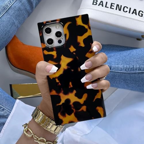 Flaunt Official Square Protective Case - Compatible with iPhone 16 Pro Max - Compatible with MagSafe & Wireless Charging - Drop-Tested & Shockproof - (Tortoise Print) by FLAUNT - Image 2