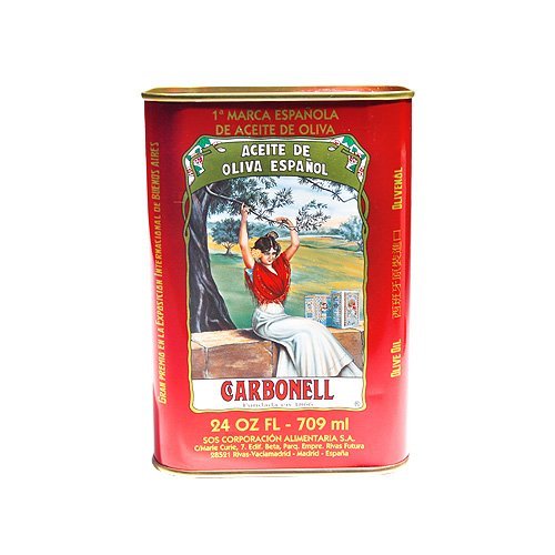 Carbonell Pure Olive Oil 24 oz Tin by Carbonell