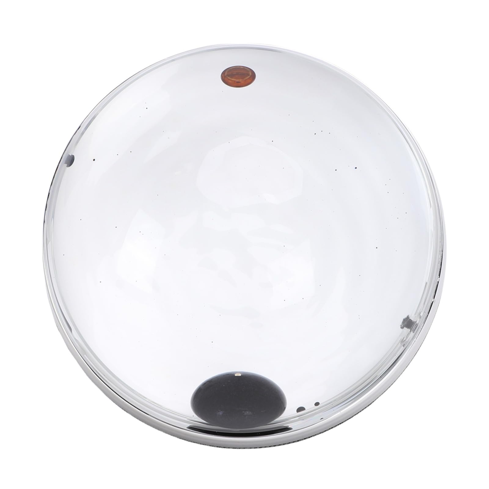 GLOGLOW Visualizzatore di Suoni Ferrofluidi Portatili con Lampada Ritmica Rilevatore di Suoni Fluidi Magnetici con Luce Notturna Calda per Ornamenti da Scrivania Decorazioni per L'home