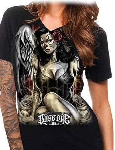 Dyse One Heaven Sent Color Girl T-Shirt in Black Size S (Small)