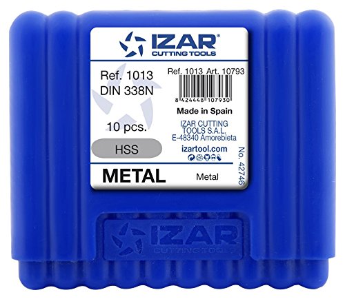 Foret à Métaux HSS Izar 10782 - DIN338 N Speedpoint - Diamètre 4,50 Mm - Pour Perçage Précis Acier, Bois, Plastique - 4