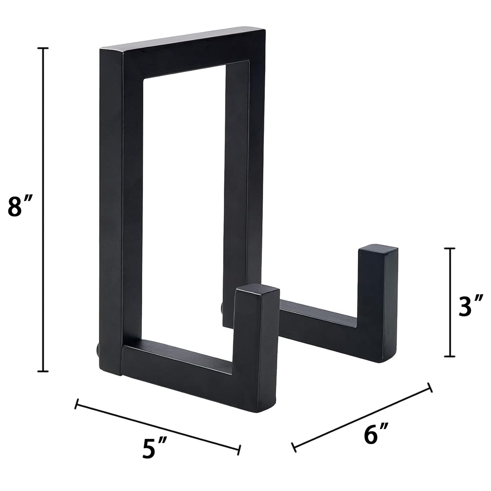 Ngtcglm Vinyl Record Holder,Vinyl Record Storage Holder, Black Lp Record Holder,Metal Album Storage for Vinyl Records ,Simple Assembly Organize Albums,Book, Magazine, Files