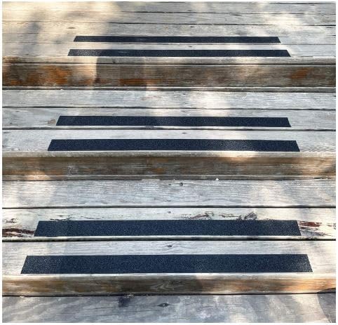 Image of JSITON Anti Skid-Anti Slip Black Tape Fall Resistant with PET Material and Solvent Acrylic Adhesive Tape for Slippery Floors, Staircase, Ramps, Indoor, Outdoor Use