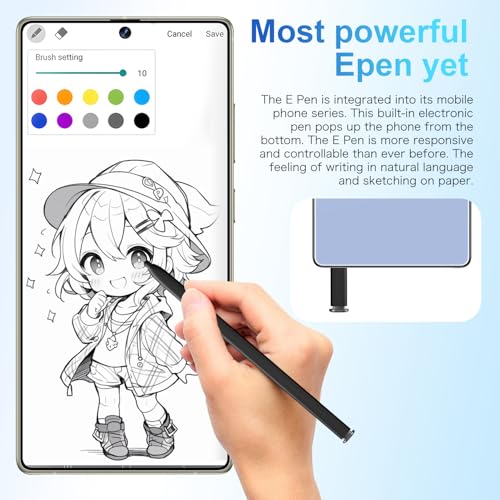 Foto de MMY Teléfono celular I25 Ultra desbloqueado, bolígrafo integrado, pantalla HD de 6.99 pulgadas, 16 + 512 GB, teléfonos desbloqueados, Android 14 7000 mAh, batería de larga duración, 5G/Dual SIM (imagen 6)