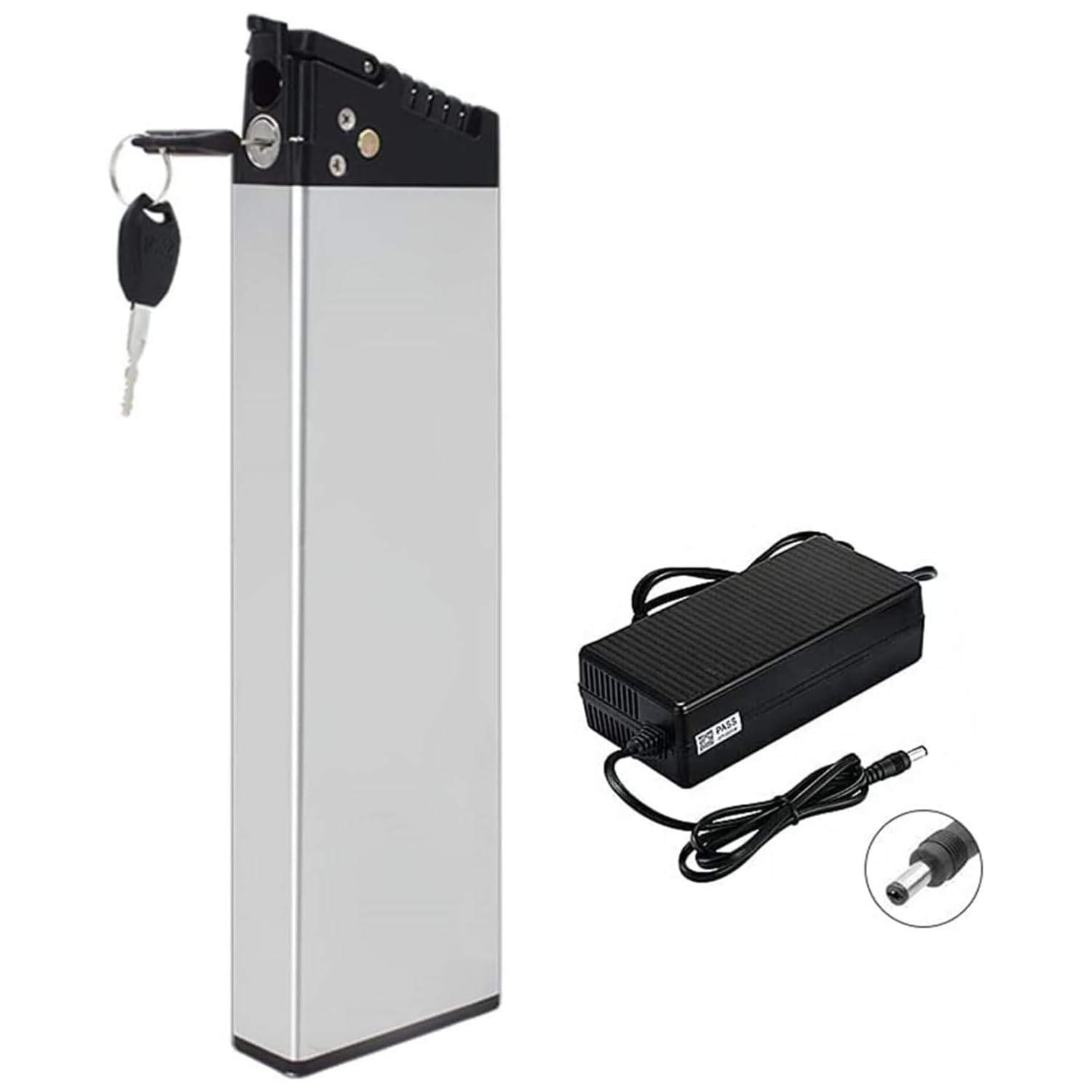 48V 10.5Ah Ebike Batterie Lithium Pliant Intégré Batterie Vélo Électrique Batterie Vélo Pliant Batterie Lithium ION pour Vélos Électriques Moteur 200-500W