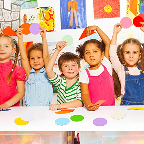 600 Pcs 2 Inch Round Cutouts Paper Circles Assorted Color Paper Round Cut-Out Accents Construction Paper Circles Shape Die Cuts For Kids Diy Craft Project Back To School Classroom Bulletin Board Decor #TOP4