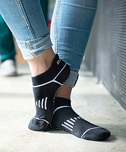 Image of RATIVE Anti Slip Non Skid Barre Yoga Hospital Pilates Socks with Grips for Women Men
