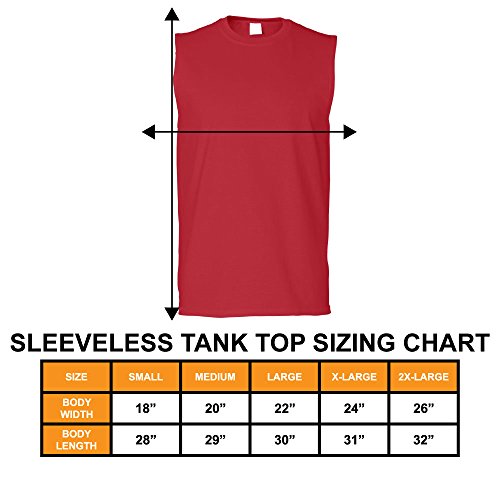 Distressed Black Usa Flag - United States Men's Sleeveless Shirt (Light Gray - Back Print, Xx-Large) #TOP2