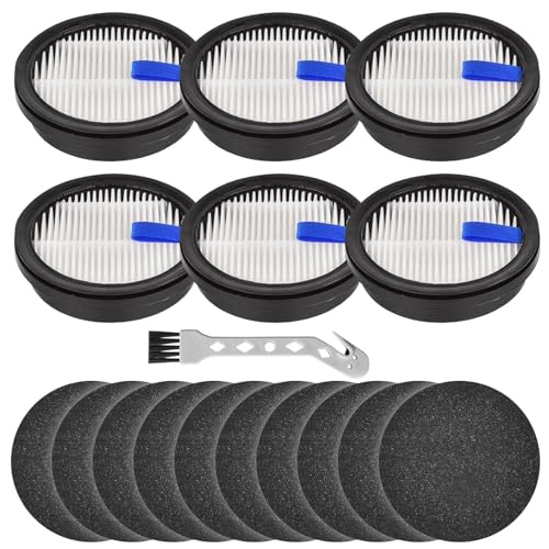 Alrens 6 Pack Filters with 10 Pack Sponge Filters...