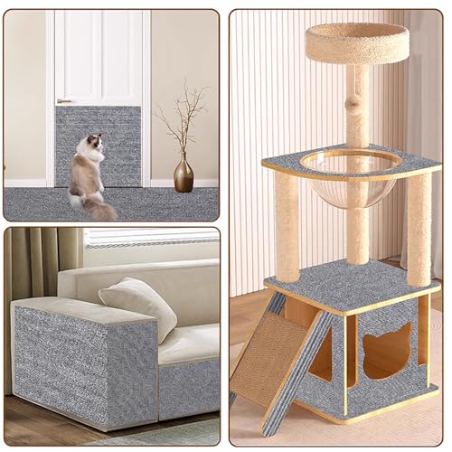 3 Pack Alfombra Adhesiva para Rascar Gatos miniatura 7