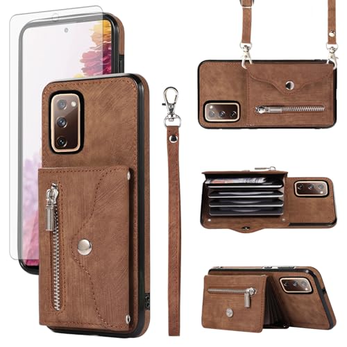 Coque Samsung S20 FE LLXKFQKB Marron - Solution anti-rayures pour coque arrière